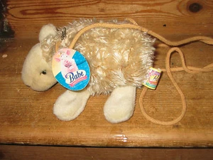 NEU UNBENUTZT DOPPELTES GESCHENK DISNEY FILM BABE SCHAF FLAUSCHIGE HANDTASCHE TASCHE MIT GRIFF REIßVERSCHLUSS - Bild 1 von 2