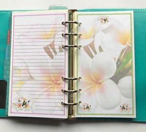 Filofax Personal Organiser Planner Beautiful Flower Magnolia Paper - 20 pages - Picture 1 of 8