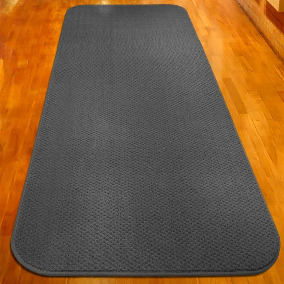 6 FT X 27 in Skid-resistant Carpet Runner Gray Hall Area Rug Floor Mat