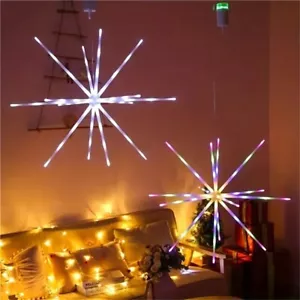 USB/Battery Power Waterproof Fireworks Fairy String Light LED Meteor Burst Light - Picture 1 of 25