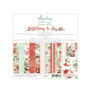 Mintay Merry & Joy 6" x""6 Papierpad doppelseitig Weihnachten Weihnachten Sammelalbum Papier - Bild 1 von 7