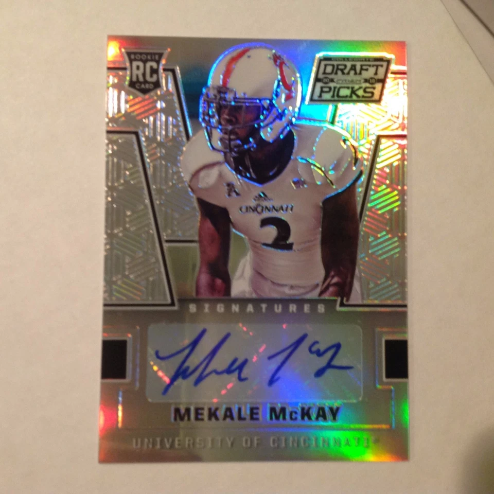 MEKALE McKAY #146 Cincinnati/Colts RC Auto 2016 Panini PRIZM DRAFT PICKS Ref - Image 1 of 1