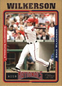 2005 (NATIONALS) Topps Update Gold #13 Brad Wilkerson /2005