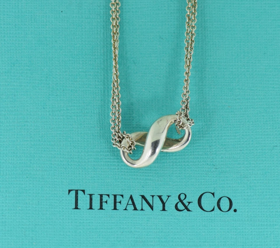 Tiffany & Co Infinito Plata de Ley Collar con Colgante - Imagen 1 de 1