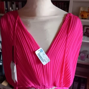 Festliches Midichiffonkleid von s.Oliver , mit Silberschmuckgürtel, Neu - Bild 1 von 8