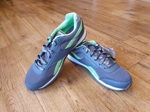 Nuevo Reebok Royal CLJOG2 Mujer Gris/Verde Zapatillas Talla UK 6 - Imagen 1 de 14