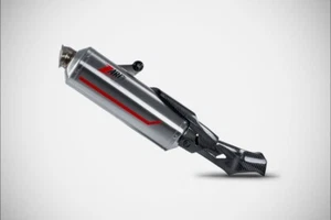 Zard Ducati DesertX 2023 Desert X Slip On Sabia Exhaust E5 Stainless Steel - Picture 1 of 3