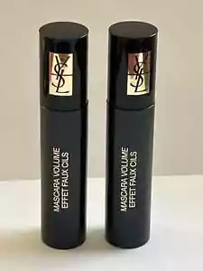 2 X YVES SAINT LAURENT YSL Mascara Volume Effet Faux Cils Black 0.06oz/2ml Each - Picture 1 of 2