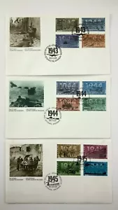 Canada FDC #1544a Second World War 1945 1995 WWII Lot of 3 EE351 - Picture 1 of 8