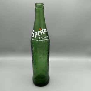 Vintage SPRITE Bottle Green Glass 16 OZ Soda Pop GREAT SMOKY MTNS NATIONAL PARK - Picture 1 of 3