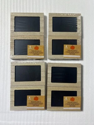16 Mini Hanging Chalkboard Signs  NEW  5X3 1/2 INCH EACH - Image 1 of 4
