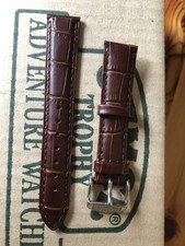 Uhrenarmband Leder Mit Camel Trophy Schiesse 18 mm