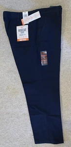 Men’s Dockers Workday Navy Pleated Classic Fit Pants Size 42x30 NEW       016 - Picture 1 of 4