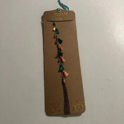 Joyería Shiraleah Chicago - Anthropologie - Collar largo Constanza en oro NUEVO Foto 1 de 4