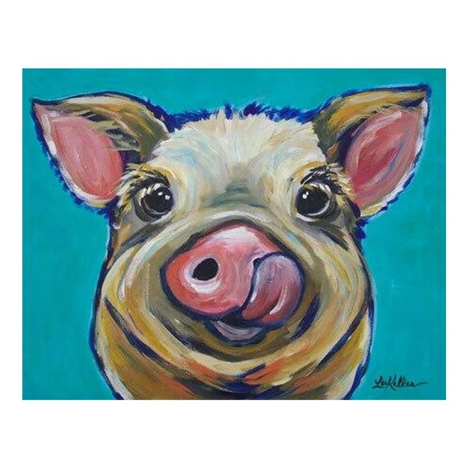 Ceasar the Pig Tin Sign - 16"W .5"H ( 2420 )