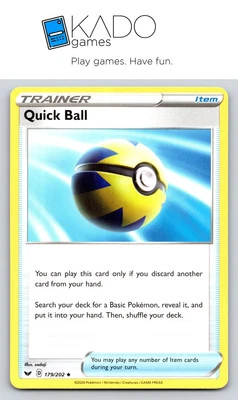 SWSH01: Sword & Shield Base Set #179/202 Quick Ball - Image 1 of 2