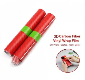 2x/lot 3D Vinyl Sticker 10x127cm Phone Laptop Tablet Case DIY Skin Protect Film - Picture 1 of 4