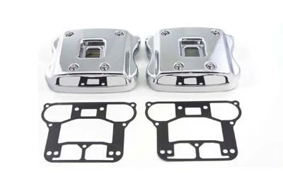 Juego de funda balancín cromada para Harley Davidson Foto 1 de 2