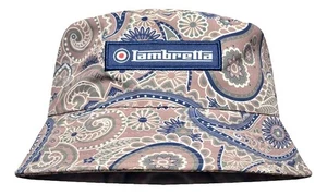 Lambretta Bucket Woodsmoke Paisley Festival Summer Hat - Picture 1 of 4
