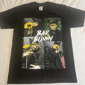 NWOT Suna Platinum Bad Bunny Graphic T-shirt Adult Size Medium - Picture 1 of 7
