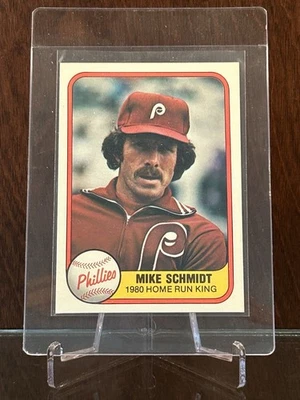 1981 Fleer - Mike Schmidt #640 近乎完好-MT 或更好 — 第 1/2 张图片