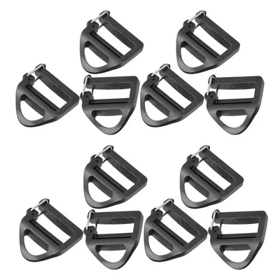 30 pezzi di ganci per fettuccia, fibbie a triangolari in plastica, - Image 1 of 4