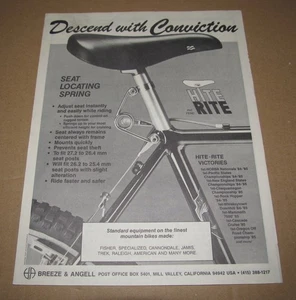 Folleto de piezas de bicicleta con cuentagotas todoterreno Hite Rite - Imagen 1 de 2