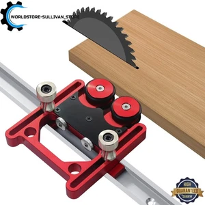 Table Saw Stock Roller Woodworking Double Wheel Sliding Feeding Guide Roller✈ - Picture 1 of 21