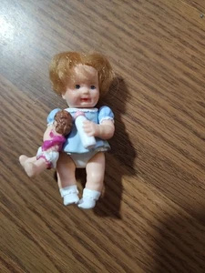 Tiny Blessings Vintage Sarah 3" Bandai Doll Giocattolo Baby Doll da Collezione - Foto 1 di 3