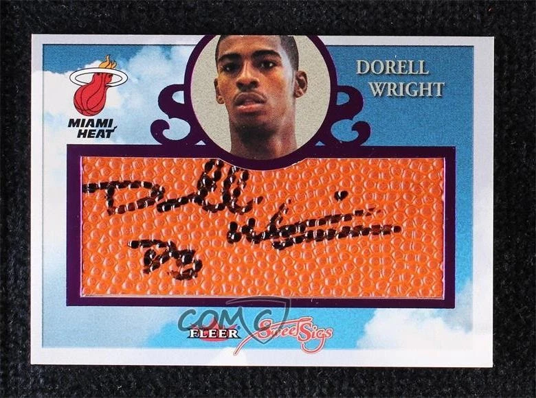 Fleer Sweet Sigs Masterpiece 2004 1/1 Dorell Wright #SSG-DOR novato automático RC 2d0 Foto 1 de 3