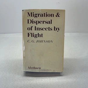 Migration & Dispersal of Insects by Flight by CG Johnson HC 1969 Damaged - Imagen 1 de 20