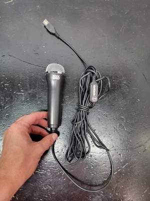 Guitar Hero microfone USB E-UR20 para Xbox 360 PS3 Wii microfone vermelho octano, testado - Imagem 1 de 4