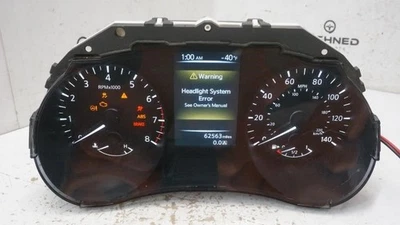 2015-17 Nissan Rogue S Speed Gauge Instrument Cluster 62K Mileage 248106FJ8A OEM - Image 1 of 4