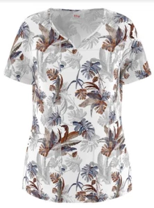 Beverly Hills Uniforms 4 Way Stretch 3 Pocket Scrub Top, Style 451 Col 135 XS-2X - Picture 1 of 1