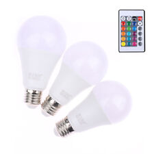 E27 220V RGB LED Light Bulb IR Remote Control Changeable Colorful Bulb