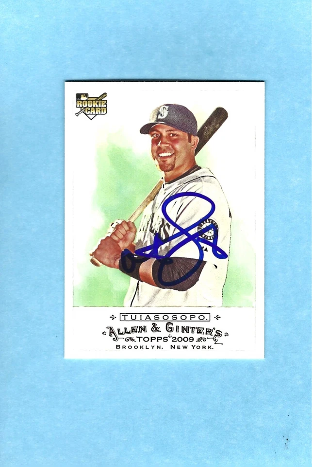 2009 Topps Allen & Ginter Matt Tuiasosopo RC Rookie Auto Hand Signed Autograph - Image 1 of 1