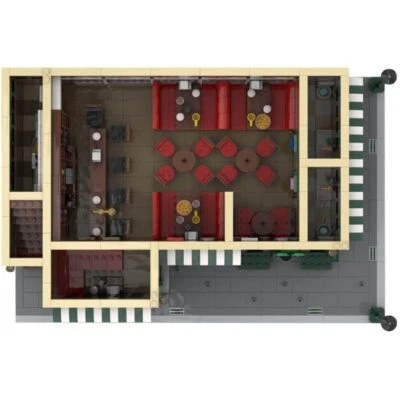 ZITIANYOUBUILD Modular Apartment Ground Floor Only 1588 Pieces Building Toys Set - Image 1 of 4