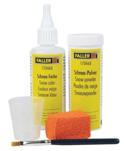 Faller 170468 Snow Set Winter Weather Scene Materials Holiday Christmas Diorama - Picture 1 of 3