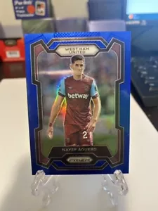Nayef Aguerd 2023-24 Panini Prizm Premier League Blue /299 West Ham United - Picture 1 of 2