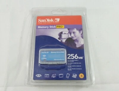 SanDisk 256 MB MemoryStick MS Pro (SDMSV-256-A10) - Image 1 of 2