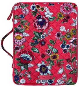 Vera Bradley Iconic Tablet Tamer Organizer Retired Coral Floral IPad Case NWT - Picture 1 of 7
