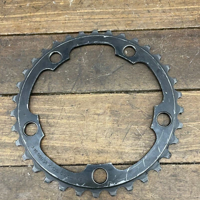 Shimano Ultegra Chainring 34 Tooth 110 BCD SG-X 34t 110 5 Arm FC-6700 9s 10s - Image 1 of 4