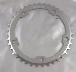 FSA Super Road Alloy Inner Chainring 39T 130BCD 5-Bolt 10 Speed Silver WB190 - Picture 1 of 2