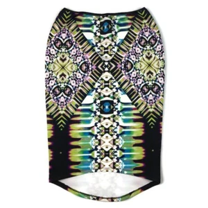 Bisou Bisou Kaleidoscope Print Pencil Skirt Womens Small Colorful Stretch Flawed - Picture 1 of 11