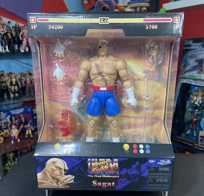 Figura Jada Toys Ultra Street Fighter II Final Challengers Sagat DE LUJO 1:12 NUEVO Foto 1 de 3