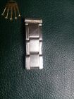 ROLEX VINTAGE 3 LINK ELASTIC 6635 PARTS BRACELET FIRST FROM THE BUCKLE  RIVETED