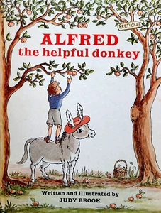 Alfred The Helpful Donkey By Judy Brook (Vintage Hardcover Book, 1974) - Picture 1 of 6