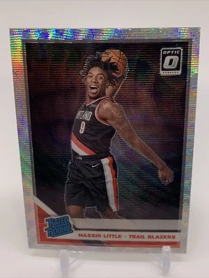 2019-20 Donruss Optic Nassir Little Fanatics Silver Wave Rookie Card - Blazers - Image 1 of 2
