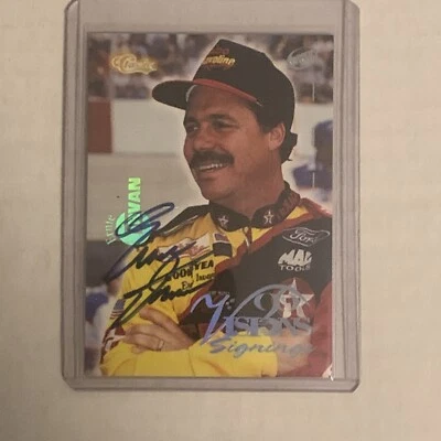 1996 Classic Visions Ernie Irvan Autographed #96/265 - Image 1 of 2