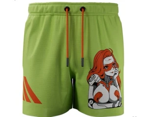 Gamersupps Waifu Cups “ANDROID 69” Shorts w/ Samples, Sz: Large - Picture 1 of 5